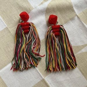 Sachin & Babi Dupio Tassel Earrings Multi color